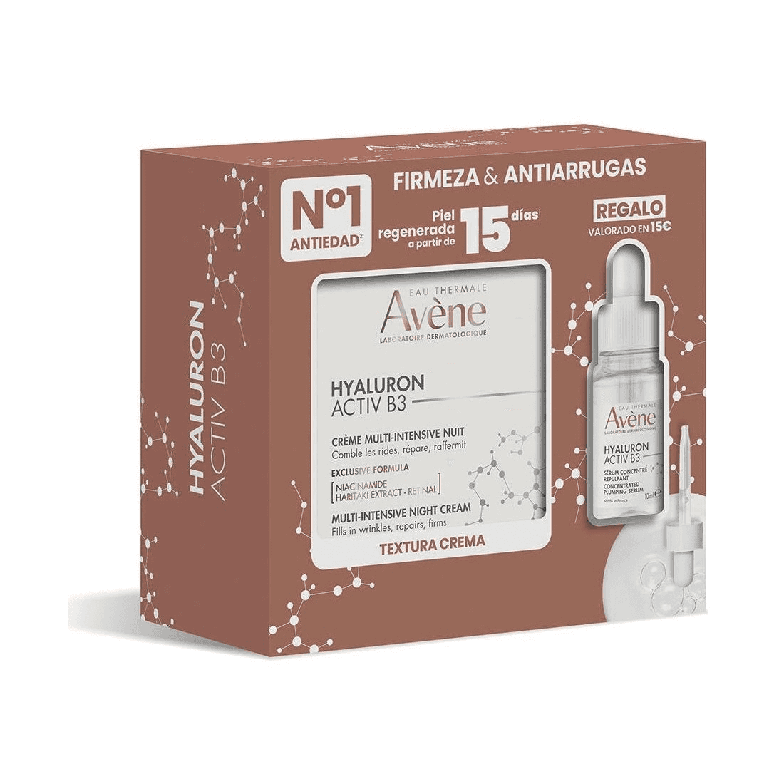 Lierac Avène Pack Hyaluron Activ B3 Crema Noche 50ml + Sérum 10ml